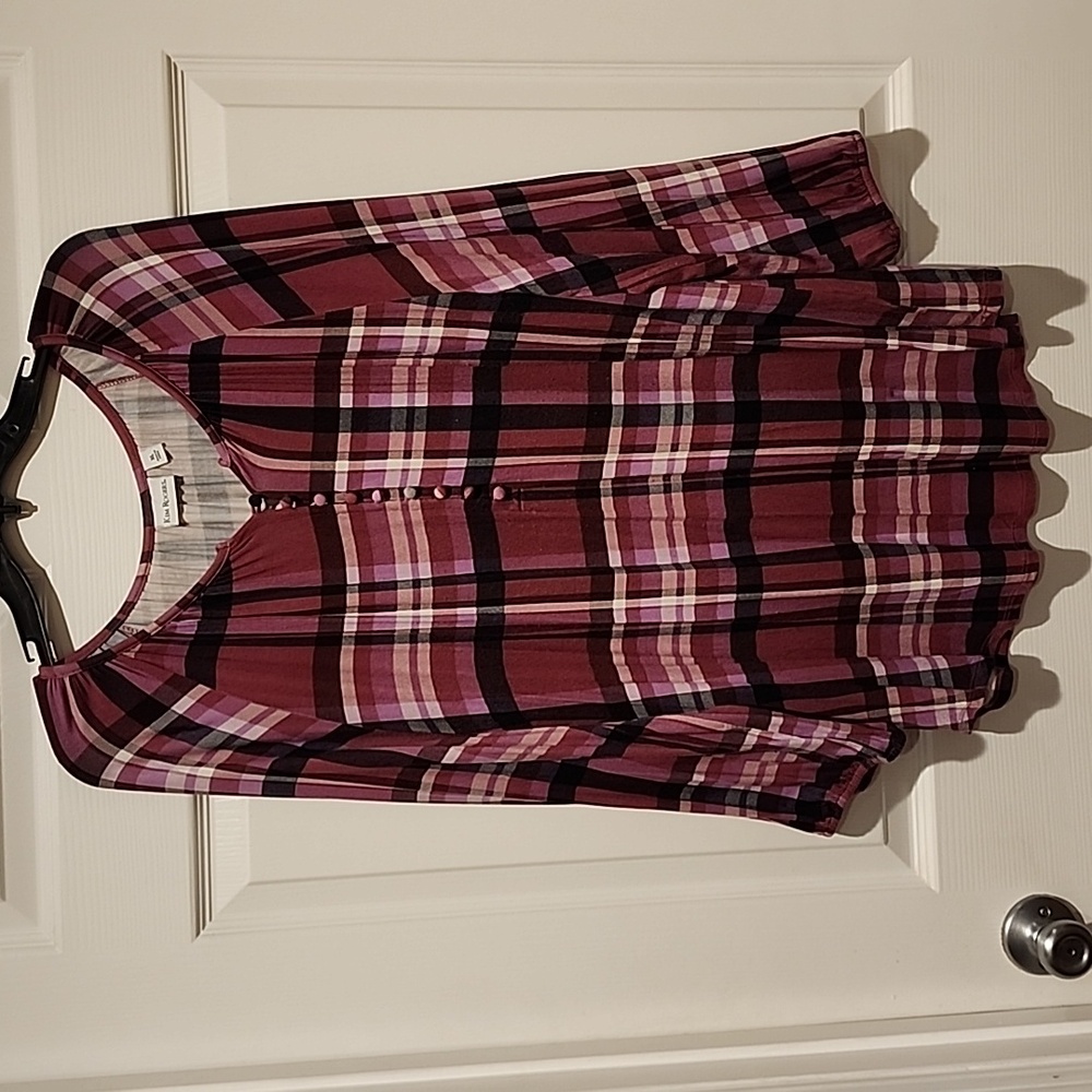Kim Rogers XL checked shirt